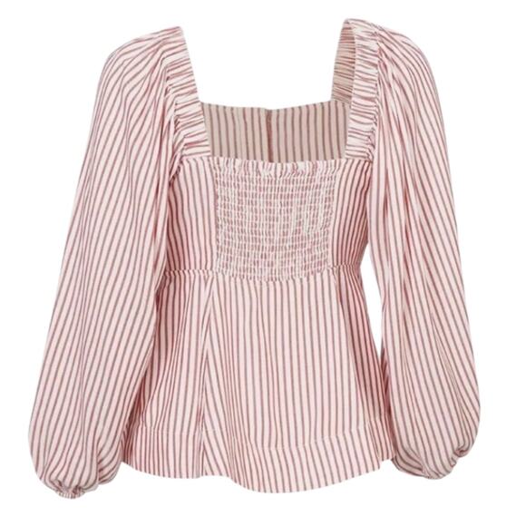 CAbi Carnival Top (Style 5890) - Red Stripe - Medium - Picture 15 of 16